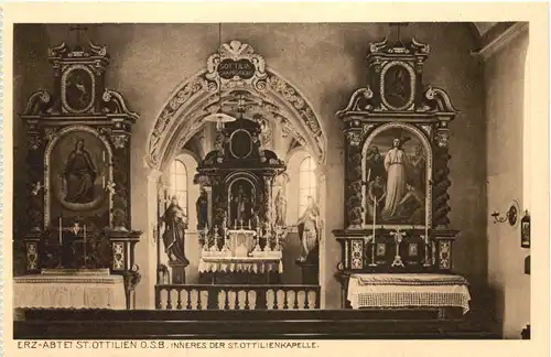 St. Ottilien, Erzabtei, Inneres der St. Ottilienkapelle -549936
