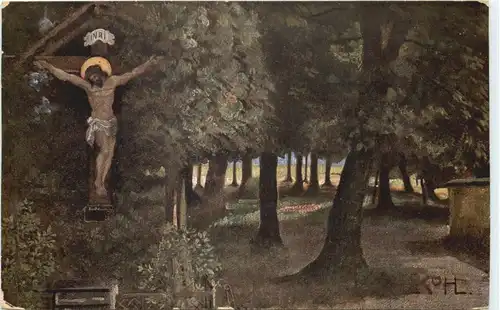 Planegg, Wallfahrtskapelle Maria Eich, Missionskreuz -550082