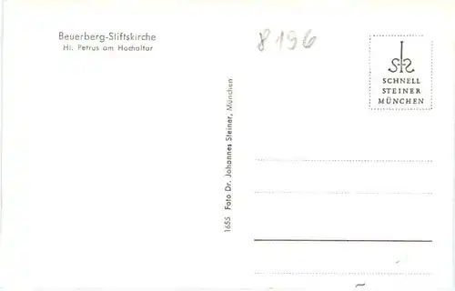 Beuerberg im Loisachtal, Stiftskirche, Hl. Petrus am Hochaltar -550240