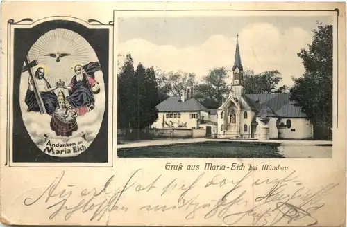 Wallfahrtskapelle Maria Eich bei Planegg, Grüsse -550786