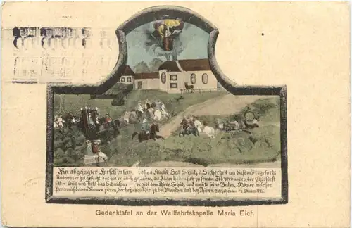 Wallfahrtskapelle Maria Eich bei Planegg, Gedenktafel -550776