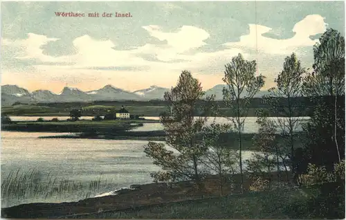 Wörthsee mit der Insel -551026