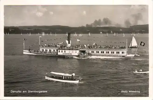 Starnberger See, mit Dampfer -551474