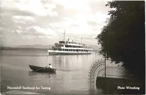 Starnberger See, Motorschiff Seeshaupt bei Tutzing -551536