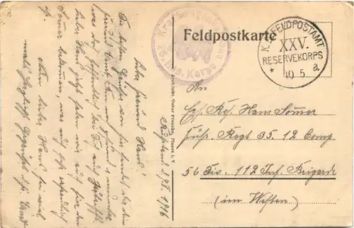 WW1 - Feldpost -691768