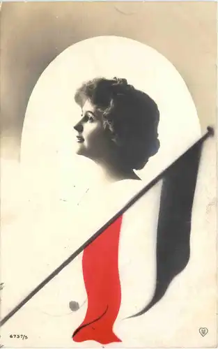 Frau - Patriotisch - Feldpost -691698