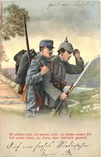 Wir zittern nicht, wir wanken noch - Feldpost -691702