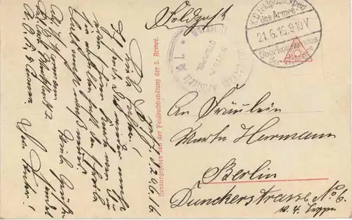 Argonnen - Beute - Feldpost -691752