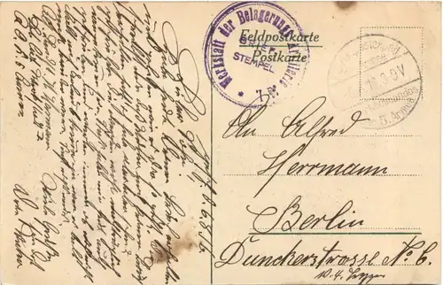 Ferme Jardinette bei Baalon-Stenay - Feldpost -691858