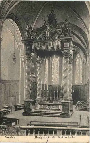 Verdun - Hauptaltar der Kathedrale - Feldpost -691796