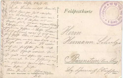 Schloss Chatllon bei Cirey - Feldpost -691780