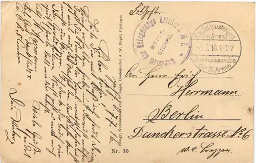 Landres - Feldpost -691826