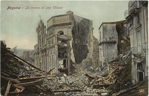 Messina - La rovine di una Chiesa -691924