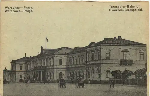Warschau - Warszawa - Terespoler Bahnhof -691934