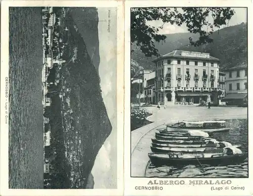 Cernobbio - Albergo Miralago - Klappkarte -692022