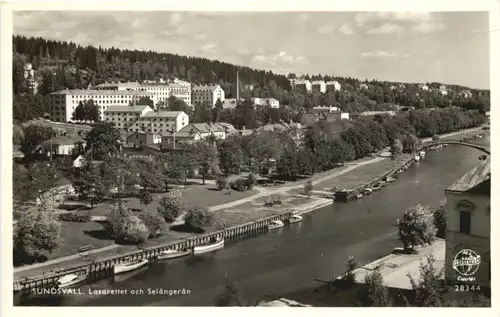 Sundsvall - Lasarettet och Selangeran -691916