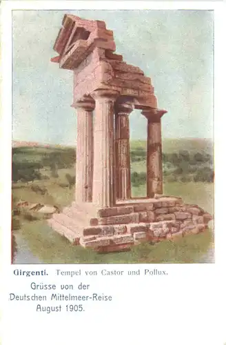 Girgenti - Temple von Castor und Pollux -692080