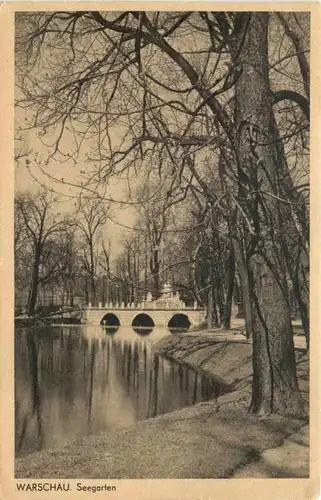 Warschau - Warszawa - Seegarten -692158