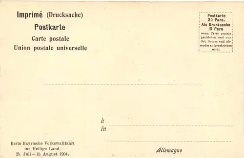 Nazareth - Württ. Pilgerfahrt 1904 -692346