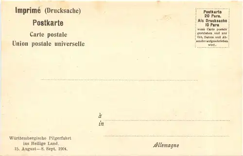 Berthanien - Württ. Pilgerfahrt 1904 -692344