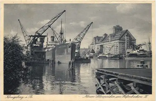 Königsberg - Neuer Silospeicher am Hafenbecken -692480