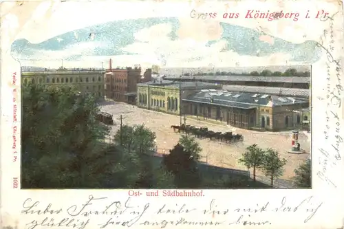 Gruss aus Königsberg - Ost- und Südbahnhof -692476