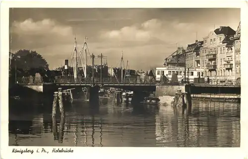 Königsberg - Holzbrücke -692432