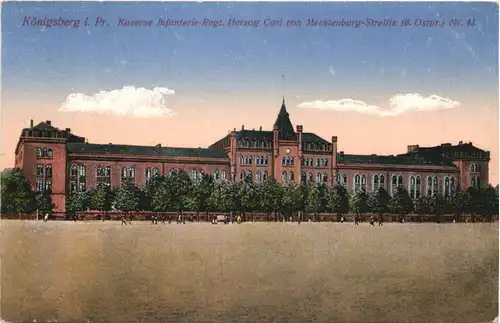 Königsberg - Kaserne Infanterie Regiment Herzog Carl -692510