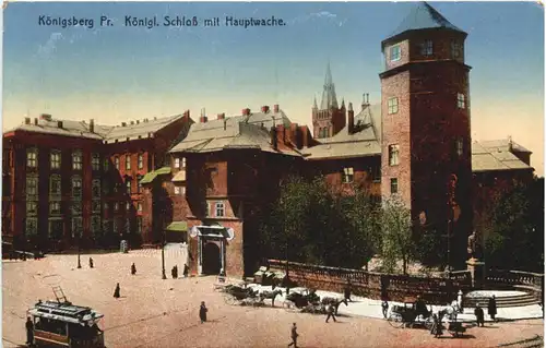 Königsberg - Kgl. Schloss mit Hauptwache -692550