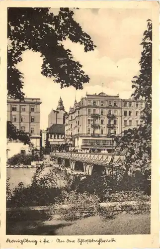 Königsberg - Schlossteichbrücke -692534