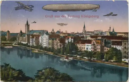 Gruss aus der Festung Königsberg - Zeppelin -692502