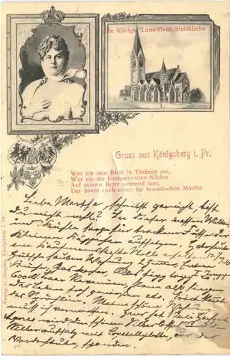 Gruss aus Königsberg - Königin Luise Gedächtniskirche -692588
