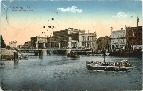 Königsberg - Blick auf die Börse -692630