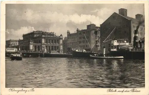 Königsberg - Blick auf die Börse -692744