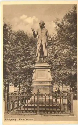 Königsberg - Kant-Denkmal -692826
