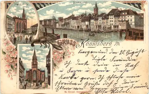 Gruss aus Königsberg - Litho -692694