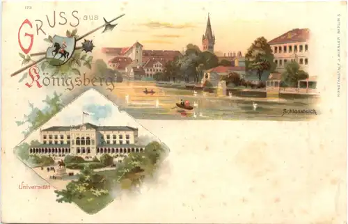 Gruss aus Königsberg - Litho -692682