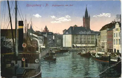 Königsberg - Hafenpartie am Kat -692652