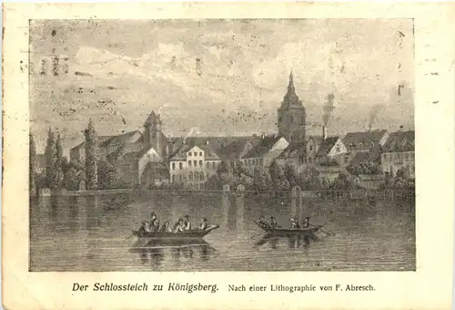 Der Schlossteich zu Königsberg -692702