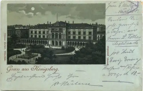 Gruss aus Königsberg - Universität - Litho -692830