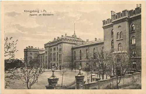 Königsberg - Kaserne am Steindamm -692996
