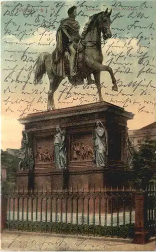 Königsberg - Denkmal Friedrich Wilhelm -692822