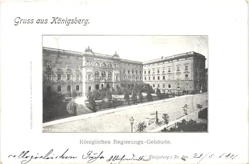 Gruss aus Königsberg - Königlisches Regierungs Gebäude -692898