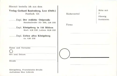 Königsberg - Französische Strasse -692848