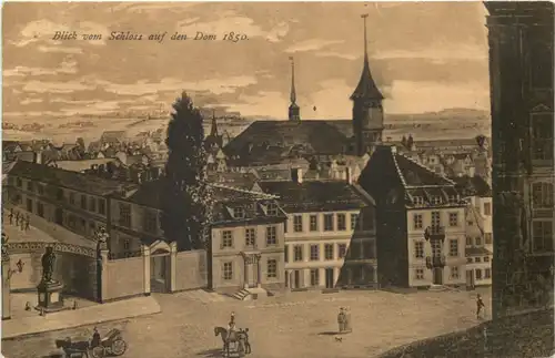 Königsberg - Blick vom Schloss auf den Dom 1850 -692918