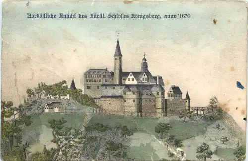Königsberg - Fürstl. Schloss anno 1670 -693026