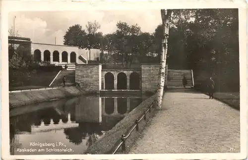 Königsberg - Kaskaden am Schlossteich -693070