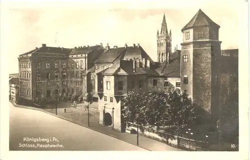 Königsberg - Schloss - Hauptwache -693176