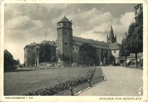 Königsberg - Schloss vom Münzplatz -693214