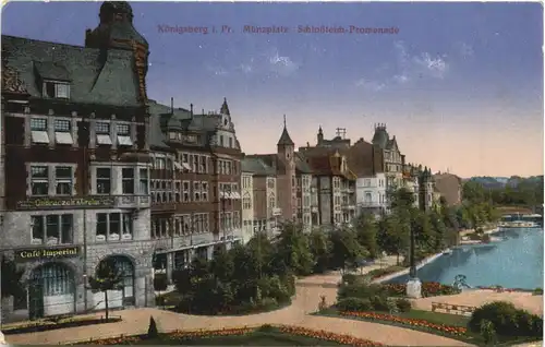 Königsberg - Münzplatz - Schlossteich-Promenade -693172